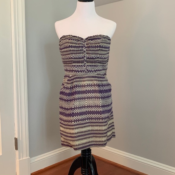 charlie jade Dresses & Skirts - Charlie Jade Silk Blend Strapless Dress
